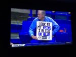 Supporting the team.